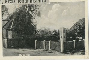 Dreifelde, Kreis Johannisburg Kallenzinnen, Ehrenmal 
