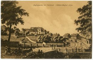 Mittelhufen, Stadtkreis Königsberg Mittelhufen, Hufenpartie bei Carlsruh Königsberg, Stadtteil Mittelhufen