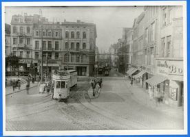 Königsberg (Pr.), Stadtkreis Königsberg Kaiser-Wilhelm-Platz Königsberg (Pr.), Kaiser-Wilhelm-Platz und Kantstraße, Blick nach Süden VI Königsberg, Stadtteil Altstadt (Umgebung des Schlosses)