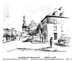 Tilsit, Stadt, Stadtkreis Tilsit Deutsche Straße