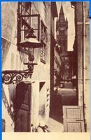 Königsberg (Pr.), Stadtkreis Königsberg Königsberg (Pr.), Malerische Ecke (Gasse mit Blick zum Schloss) Königsberg, Schloß