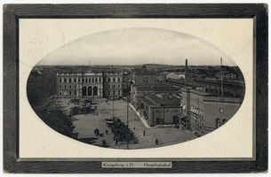 Königsberg (Pr.), Stadtkreis Königsberg Königsberg (Pr.), Hauptbahnhof (Süd- und Ostbahnhof) Königsberg, Bahnhöfe