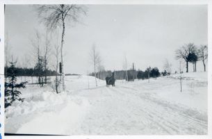 Jakunen, Kreis Angerburg Jakunen, Straße nach Kutten 