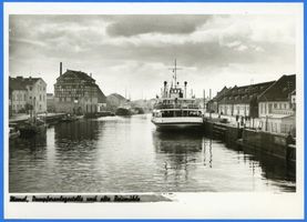 Memel, Stadt, Stadtkreis Memel Memel, Dampferanlegestelle und alte Reismühle II 