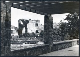 Angerburg Kr. Angerburg, Stadt, Kreis Angerburg Angerburg, Blick auf die Schloßruine Ангербург, вид на руины замка