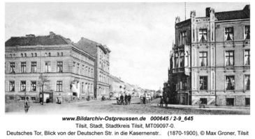 Tilsit, Stadt, Stadtkreis Tilsit Deutsches Tor