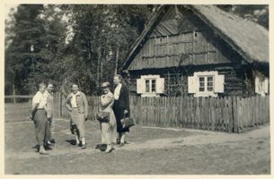 Flammberg, Kreis Ortelsburg Flammberg, Bauernhof mit 90 Morgen 