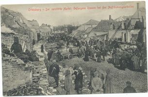 Ortelsburg, Stadt, Kreis Ortelsburg Ortelsburg, Russen bei den Aufräumungsarbeiten II 