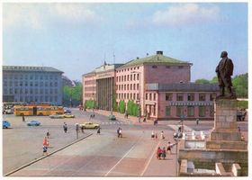 Königsberg (Pr.), Stadtkreis Königsberg Königsberg - Kaliningrad, ehemaliger Nordbahnhof, Lenin-Denkmal II Königsberg, Hansaplatz und Umgebung