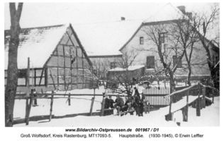 Groß Wolfsdorf, Kreis Rastenburg 