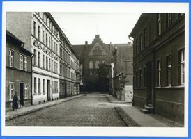 Tilsit, Stadt, Stadtkreis Tilsit Grabenstraße Tilsit, Grabenstraße mit Gymnasium 