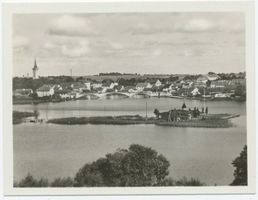 Nikolaiken Kr. Sensburg, Kreis Sensburg Nikolaiken Kr. Sensburg, Gesamtansicht mit Insel IV 