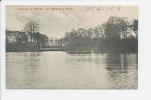  Heydekrug Kr. Heydekrug, Schleuse in Werden bei Heydekrug 