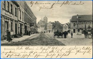 Braunsberg Kr. Braunsberg, Kreis Braunsberg Altstädtischer Markt (fr. Vorstädtischer Markt) Braunsberg, Neustädtischer Markt (sp. Vorstädtischer Markt) I Браунсберг, Нойштадтский рынок (позднее Пригородный рынок), I