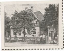 , Rauschen Kr. Samland, Hoffmannstr. Ecke Wichertstr.,  Villa Rudzik 