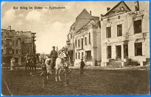 Eydtkau, Kreis Ebenrode Eydtkuhnen, Zerstörte Häuser II Eydtkuhnen, 1. Weltkrieg