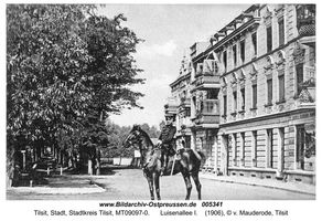 Tilsit, Stadt, Stadtkreis Tilsit Luisenallee