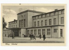 Elbing, Stadt, Stadtkreis Elbing Elbing, Bahnhof Эльбинг, вокзал