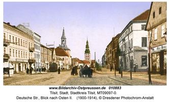 Tilsit, Stadt, Stadtkreis Tilsit Deutsche Straße