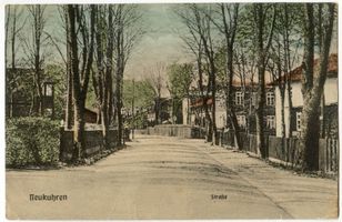 Neukuhren, Kreis Samland Neukuhren, Straße - coloriert Нойкурен, улица — раскрашенный