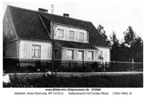 Wabbeln Kr. Ebenrode, Kreis Ebenrode 