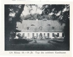 Rinau, Kreis Samland Rinau, Gutshaus Ринау, усадебный дом
