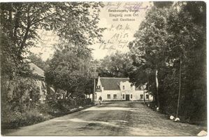 Neuhausen Kr. Samland, Kreis Samland Neuhausen Kr. Samland, Gasthaus am Eingang des Ortes 