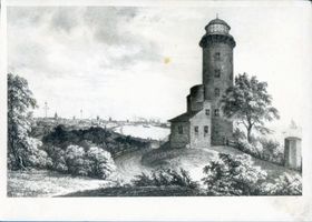 Seebad-Försterei, Kreis Memel Seebad-Försterei, Leuchtturm bei Försterei 