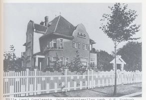 Königsberg (Pr.), Stadtkreis Königsberg Kanzlerstraße Königsberg, Kanzlerstraße Ecke Kastanienallee,  Villa Aron  Königsberg, Stadtteil Amalienau