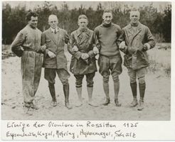 Rossitten Kr. Samland, Kreis Samland Rossitten Kr. Samland, Segelfliegerschule, Einige der Pioniere des Segelflugs in Rossitten Rossitten Kr. Samland, Segelfliegerschule