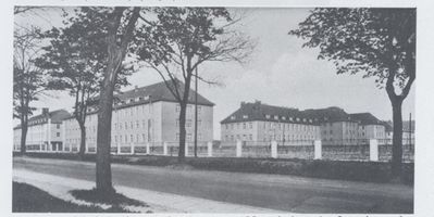 Königsberg (Pr.), Stadtkreis Königsberg Cranzer Allee Königsberg, Stadtteil  Rothenstein, Cranzer Allee, Kasernengebiet Königsberg, Stadtteil Rothenstein