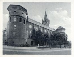 Königsberg (Pr.), Stadtkreis Königsberg Königsberg (Pr.), Schloß Westseite XXI Königsberg, Schloß