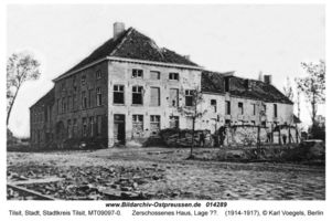 Tilsit, Stadt, Stadtkreis Tilsit  Tilsit, Erster Weltkrieg, russische Besetzung und Befreiung 1914