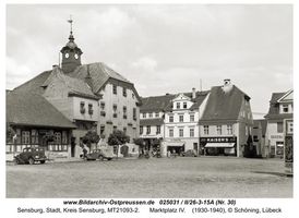 Sensburg, Stadt, Kreis Sensburg  