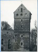 Balga, Kreis Heiligenbeil Balga, Burgruine mit wiederhergestelltem Wachtturm II 