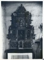 Lokau, Kreis Rößel Lokau, Kath. Kirche, Seitenaltar Локау, католическая церковь, боковой алтарь