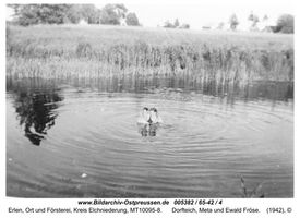 Erlen, Ort und Försterei, Kreis Elchniederung 