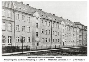 Königsberg (Pr.), Stadtkreis Königsberg Gerhardstraße 7-17