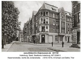 Insterburg, Stadt, Stadtkreis Insterburg Jordanstraße