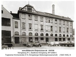 Königsberg (Pr.), Stadtkreis Königsberg Tragheimer Kirchenstraße 8-10