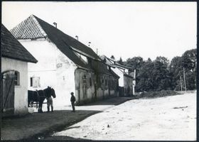 Langheim, Kreis Rastenburg Langheim, Gutshof Лангхайм, усадебный двор