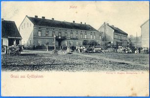 Eydtkau, Kreis Ebenrode Eydtkuhnen, Markt 