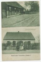 Mövenau, Kreis Johannisburg Trzonken, Gasthaus, Gendarmerie Wohnhaus 