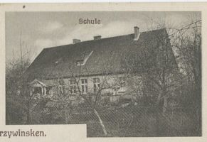 Heldenhöh, Kreis Johannisburg Krzywinsken Kr. Johannisburg, Schule Кшивинскен, уезд Йоханнисбург, школа