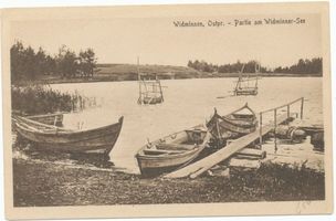 Widminnen, Kreis Lötzen Widminnen, Partie am See Видминнен, у озера