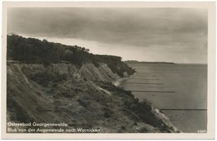 Georgenswalde, Kreis Samland Georgenswalde, Blick von der Augenweide nach Warnicken 