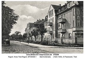 Ragnit, Kreis Tilsit-Ragnit Bahnhofstraße  