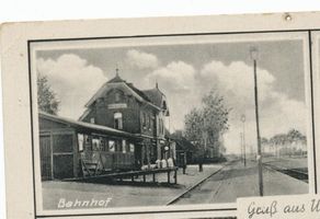 Uderwangen Bahnhof, Kreis Preußisch Eylau Uderwangen Bahnhof, Удерванген, вокзал