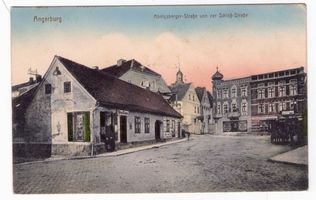 Angerburg Kr. Angerburg, Stadt, Kreis Angerburg Königsberger Straße Angerburg, Königsberger Straße von der Schlossstraße 