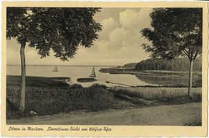 Lötzen, Stadt, Kreis Lötzen Lötzen, Löwentinsee-Bucht am Wolfsee-Ufer 